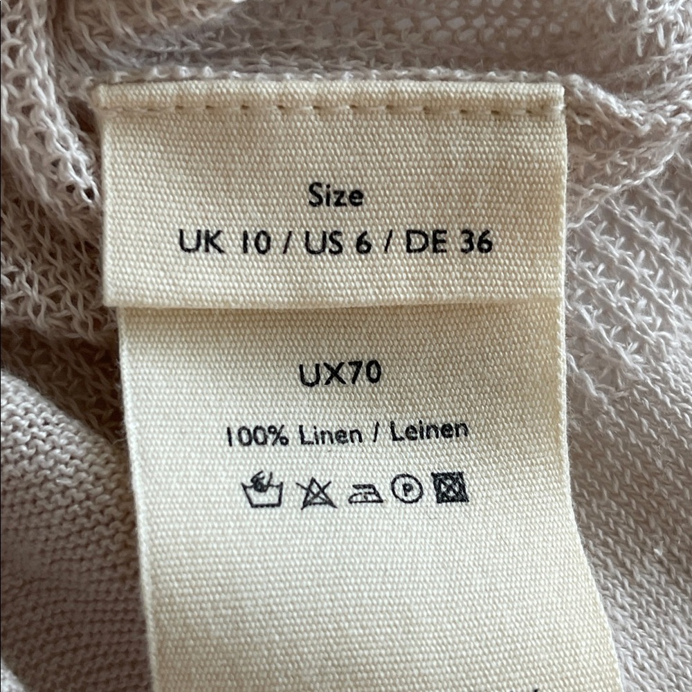 Poetry Soft Beige Lightweight 3/4 Sleeve Sweater - Picture 9 of 9